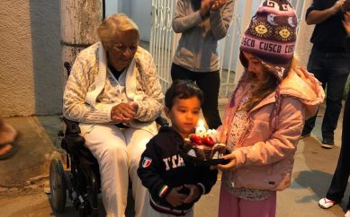 Célia de Tonico faz 99 anos e ganha alvorada virtual em Dr. Lund