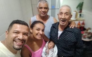 Encontro de gerações: a família Marinho só cresce