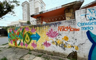 PL ganha mais um muro colorido e estimulante, como deve ser a natureza