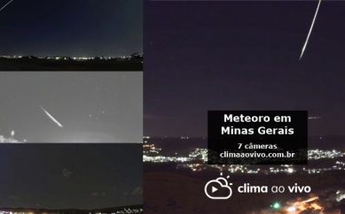 Meteoro é visto nos céus de PL