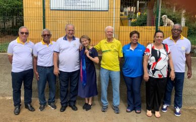 Governadora do Rotary visita PL e conhece projetos dos clubes locais