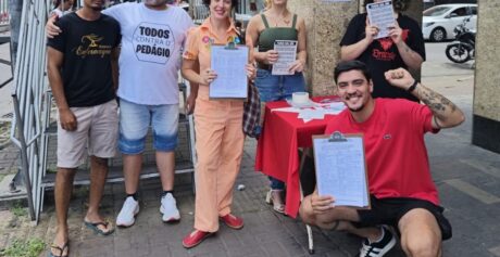 Neste sábado tem ato contra o pedágio em PL