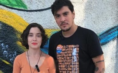 Camila e Gael, dois jovens em defesa da educação em PL