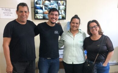 Laiite recebe a visita do vereador Gael