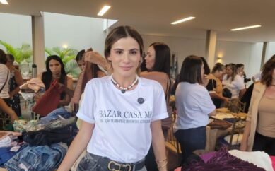 Bazar solidário une moda, economia circular e solidariedade